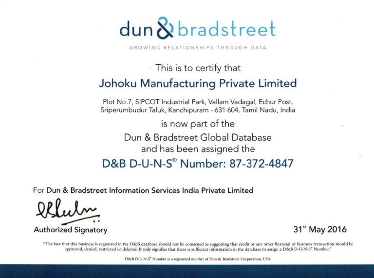 Johoku Manufacturing Pvt Ltd
